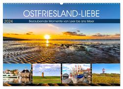 OSTFRIESLAND-LIEBE (Wandkalender 2024 DIN A2 quer), CALVENDO Monatskalender von Dreegmeyer,  Andrea