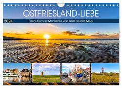 OSTFRIESLAND-LIEBE (Wandkalender 2024 DIN A4 quer), CALVENDO Monatskalender von Dreegmeyer,  Andrea