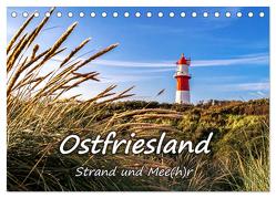 OSTFRIESLAND Strand und Mee(h)r (Tischkalender 2024 DIN A5 quer), CALVENDO Monatskalender von Dreegmeyer,  Andrea