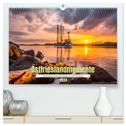 Ostfrieslandmomente 2024 (hochwertiger Premium Wandkalender 2024 DIN A2 quer), Kunstdruck in Hochglanz von W. Heyen,  Thomas