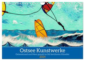 Ostsee Kunstwerke (Wandkalender 2024 DIN A4 quer), CALVENDO Monatskalender von WEIBKIWI,  WEIBKIWI