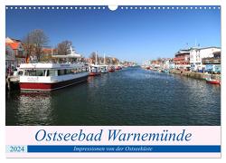 Ostseebad Warnemünde (Wandkalender 2024 DIN A3 quer), CALVENDO Monatskalender von Deter,  Thomas