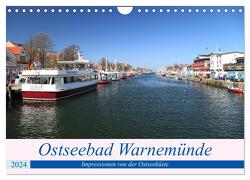 Ostseebad Warnemünde (Wandkalender 2024 DIN A4 quer), CALVENDO Monatskalender von Deter,  Thomas