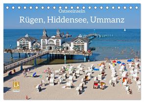 Ostseeinseln Rügen, Hiddensee, Ummanz (Tischkalender 2024 DIN A5 quer), CALVENDO Monatskalender von Kuttig,  Siegfried