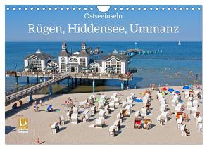 Ostseeinseln Rügen, Hiddensee, Ummanz (Wandkalender 2024 DIN A4 quer), CALVENDO Monatskalender von Kuttig,  Siegfried