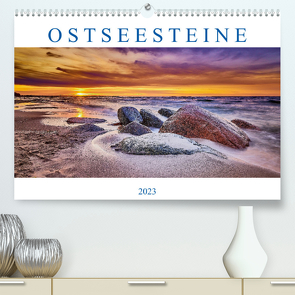Ostseesteine (Premium, hochwertiger DIN A2 Wandkalender 2023, Kunstdruck in Hochglanz) von Dinse,  Stefan