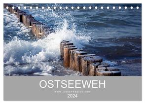 Ostseeweh (Tischkalender 2024 DIN A5 quer), CALVENDO Monatskalender von Paschke @paschkepics,  Dörte