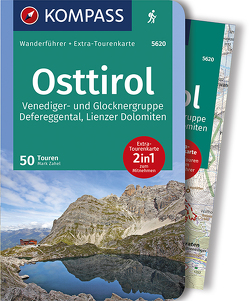 KOMPASS Wanderführer Osttirol, Venediger- und Glocknergruppe, Defereggental, Lienzer Dolomiten von Zahel,  Mark