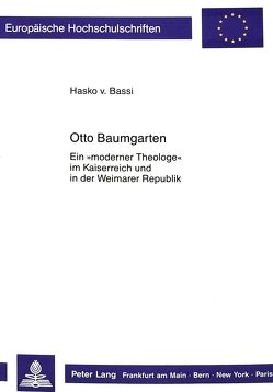 Otto Baumgarten von von Bassi,  Hasko