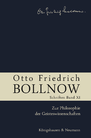 Otto Friedrich Bollnow: Schriften von Boelhauve,  Ursula, Kühne-Bertram,  Gudrun, Lessing,  Hans-Ulrich, Rodi,  Frithjof