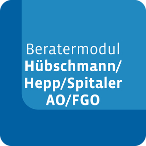 Beratermodul Hübschmann/Hepp/Spitaler AO FGO