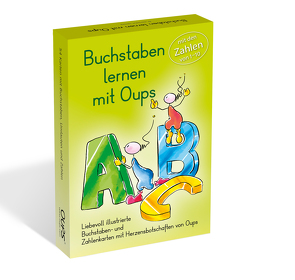 OUPS Buchstabenkarten – Buchstaben lernen mit Oups von Böttinger,  Johannes, Hörtenhuber,  Kurt, Wolf,  Conny