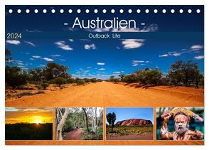 Outback Life – Australien (Tischkalender 2024 DIN A5 quer), CALVENDO Monatskalender von Fietzek,  Anke