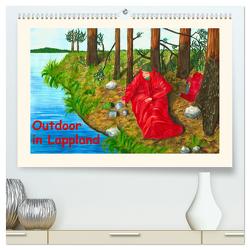 Outdoor in Lappland (hochwertiger Premium Wandkalender 2024 DIN A2 quer), Kunstdruck in Hochglanz von Maurer,  Evelyn