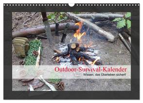 Outdoor-Survival-Kalender (Wandkalender 2024 DIN A3 quer), CALVENDO Monatskalender von Schaad,  Xenia