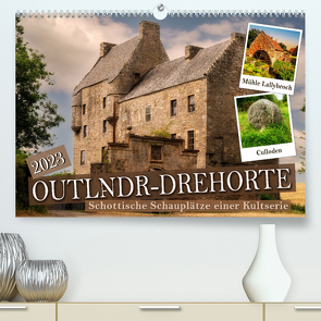 Outlndr-Drehorte (Premium, hochwertiger DIN A2 Wandkalender 2023, Kunstdruck in Hochglanz) von Grau,  Anke