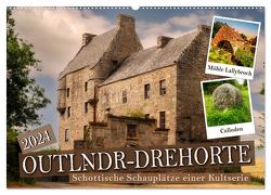 Outlndr-Drehorte (Wandkalender 2024 DIN A2 quer), CALVENDO Monatskalender von Grau,  Anke