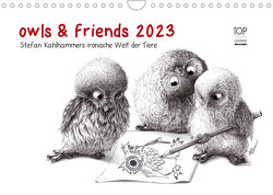 owls & friends 2023 (Wandkalender 2023 DIN A4 quer) von Kahlhammer,  Stefan
