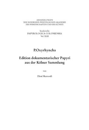 P.Oxyrhyncha von Skarsouli,  Eleni