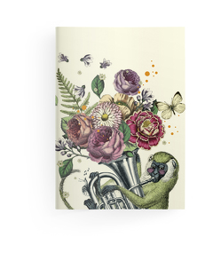 Pabuku 10,5×14,8 cm – GreenLine Booklet – 48 Seiten, Punktraster und blanko – Softcover – gebunden