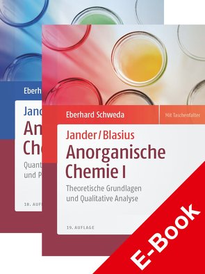 Package: Jander/Blasius, Anorganische Chemie I + II von Schweda,  Eberhard