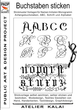 PADP-Script 001: Buchstaben sticken von K-Winter Atelier-Kalai