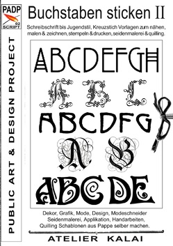PADP-Script 002: Buchstaben sticken II von K-Winter Atelier-Kalai