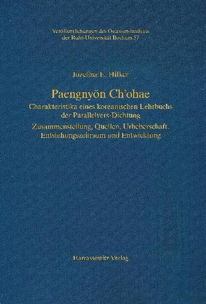 Paengnyon Ch’ohae von Hilker,  Jozefina E