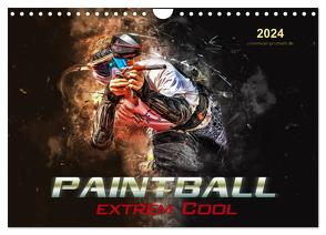 Paintball – extrem cool (Wandkalender 2024 DIN A4 quer), CALVENDO Monatskalender von Roder,  Peter