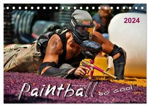 Paintball – so cool (Tischkalender 2024 DIN A5 quer), CALVENDO Monatskalender von Roder,  Peter