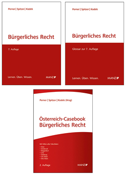 PAKET: Bürgerliches Recht 7.Aufl + Österreich Casebook Bürgerliches Recht 2.Aufl von Kodek,  Georg, Perner,  Stefan, Spitzer,  Martin