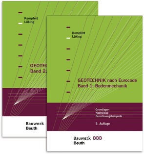 Paket Geotechnik nach Eurocode von Kempfert,  Hans-Georg, Lüking,  Jan