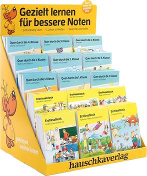 Paket „Spielerisch wiederholen und lesen üben“ im Stufendisplay von Hauschka Verlag
