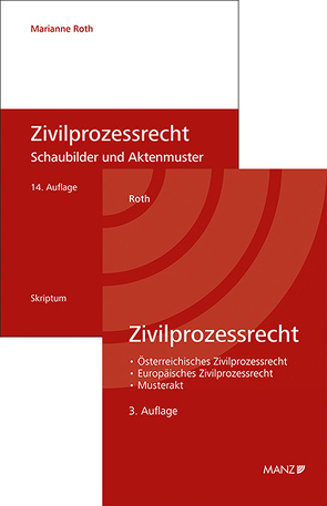 PAKET: Zivilprozessrecht 3.Auflage+ Zivilprozessrecht Schaubilder und Aktenmuster 14.Auflage von Roth,  Marianne