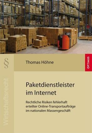Paketdienstleister im Internet von Höhne,  Thomas