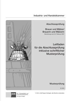 PAL-Leitfaden Brauer/-in und Mälzer/-in (VO vom 22.02.2007)