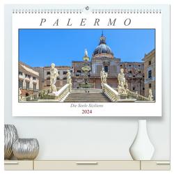 Palermo – Die Seele Siziliens (hochwertiger Premium Wandkalender 2024 DIN A2 quer), Kunstdruck in Hochglanz von Meyer,  Dieter