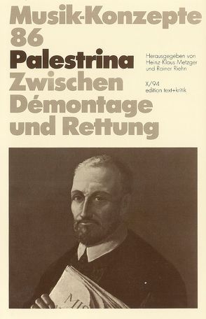 Palestrina von Metzger,  Heinz-Klaus, Riehn,  Rainer