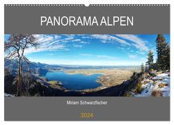 Panorama Alpen (Wandkalender 2024 DIN A2 quer), CALVENDO Monatskalender von Schwarzfischer,  Miriam