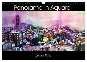 Panorama in Aquarell (Wandkalender 2024 DIN A3 quer), CALVENDO Monatskalender von Pickl,  Johann