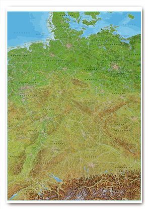 Panoramakarte Deutschland von garant Verlag GmbH