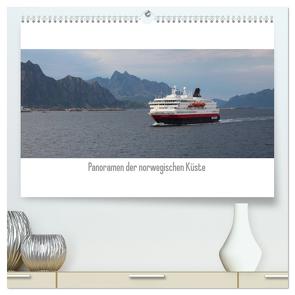 Panoramen der norwegischen Küste (hochwertiger Premium Wandkalender 2024 DIN A2 quer), Kunstdruck in Hochglanz von Lacher,  Ingrid