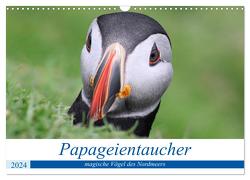 Papageientaucher 2024 – Magische Vögel des Nordmeers (Wandkalender 2024 DIN A3 quer), CALVENDO Monatskalender von been.there.recently,  been.there.recently