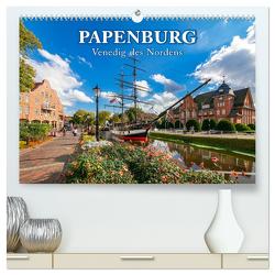 Papenburg – Venedig des Nordens (hochwertiger Premium Wandkalender 2024 DIN A2 quer), Kunstdruck in Hochglanz von Dreegmeyer,  Andrea
