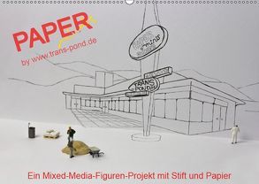 PAPERminis – Ein Mixed-Media-Figuren-Projekt mit Stift und Papier (Wandkalender 2019 DIN A2 quer) von Gimpel,  Frauke