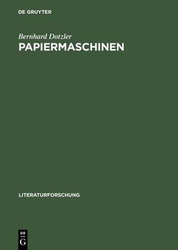 Papiermaschinen von Dotzler,  Bernhard