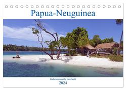 Papua-Neuguinea Geheimnisvolle Inselwelt (Tischkalender 2024 DIN A5 quer), CALVENDO Monatskalender von Scheu,  Thilo