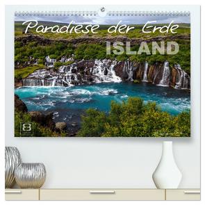 Paradiese der Erde – ISLAND (hochwertiger Premium Wandkalender 2024 DIN A2 quer), Kunstdruck in Hochglanz von Busch,  Barbara