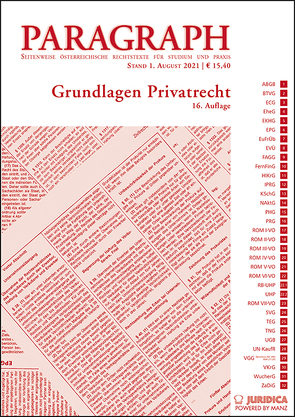 Paragraph – Grundlagen Privatrecht von Riedler,  Andreas