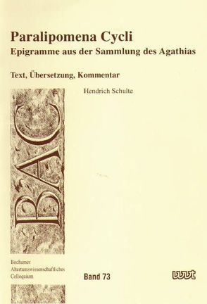 Paralipomena Cycli von Schulte,  Hendrich